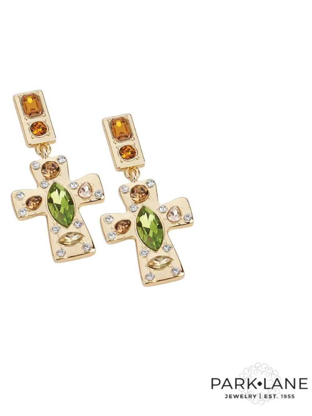 Park Lane "Lumen" Cross Earrings - NWT